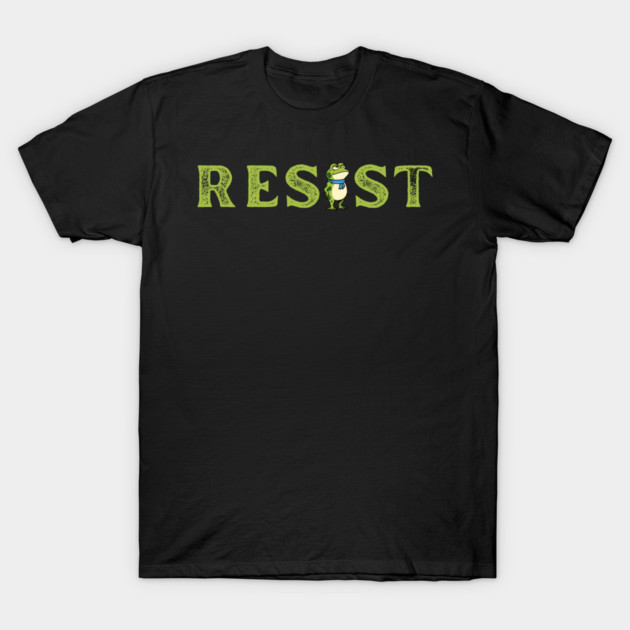 Resist-Frog T-Shirt by Creatifly Graphic Tees