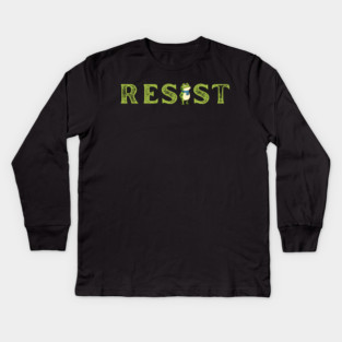 Resist-Frog Kids Long Sleeve T-Shirt