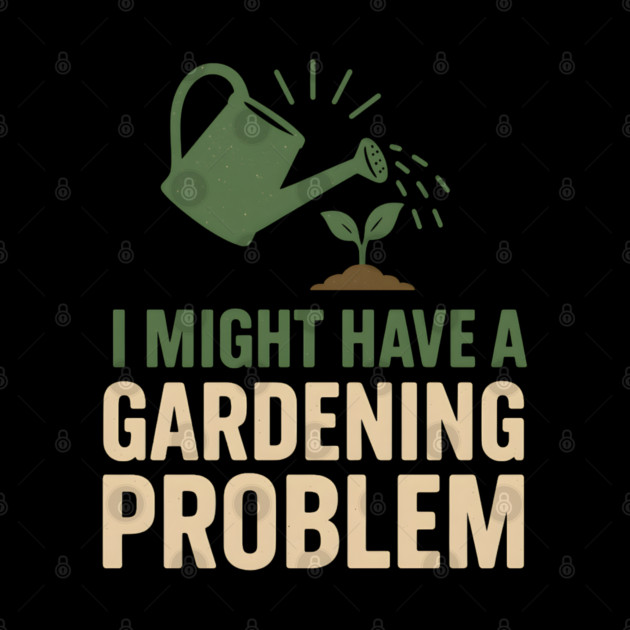 I Might Have a Gardening Problem T-Shirt | Funny Plant Lover Gift by MakerMind8.2