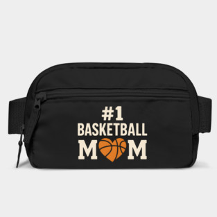#1 Basketball Mom T-Shirt | Funny Sports Gift for Moms & Fans Bag