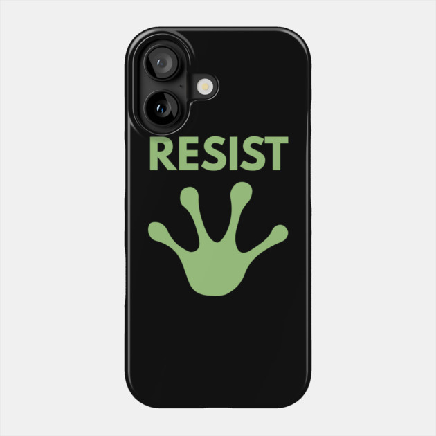 Resist-Frog Phone Case by Creatifly Graphic Tees