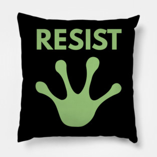 Resist-Frog Pillow