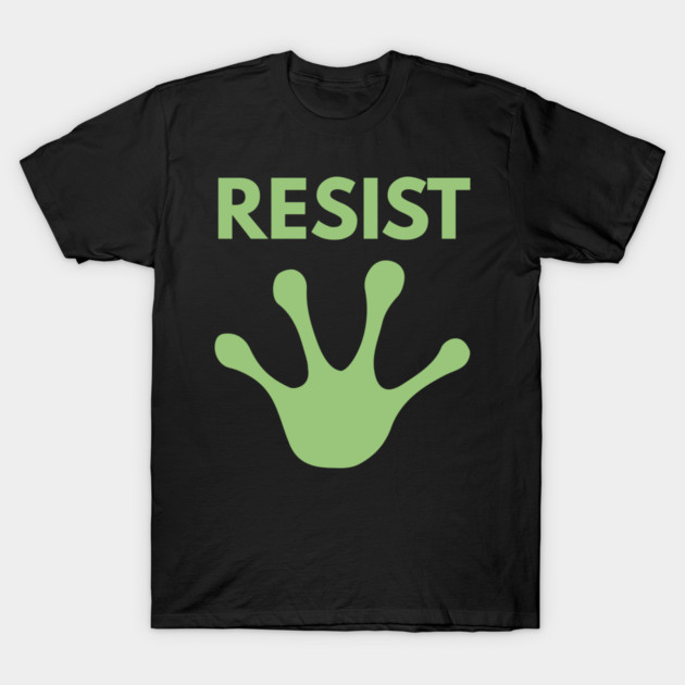 Resist-Frog T-Shirt by Creatifly Graphic Tees