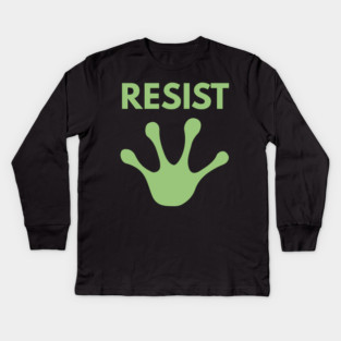 Resist-Frog Kids Long Sleeve T-Shirt