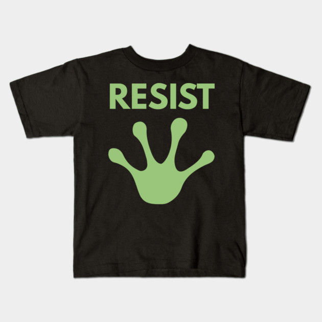 Resist-Frog Kids T-Shirt by Creatifly Graphic Tees