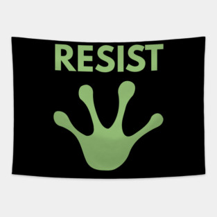 Resist-Frog Tapestry