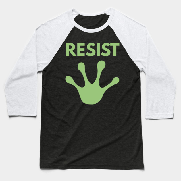 Resist-Frog Baseball T-Shirt by Creatifly Graphic Tees