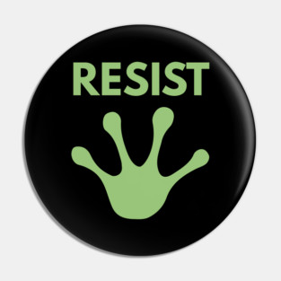 Resist-Frog Pin