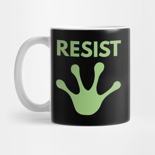 Resist-Frog by Creatifly Graphic Tees