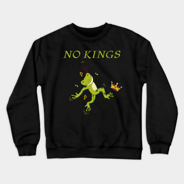 Resist-Frog Crewneck Sweatshirt by Creatifly Graphic Tees