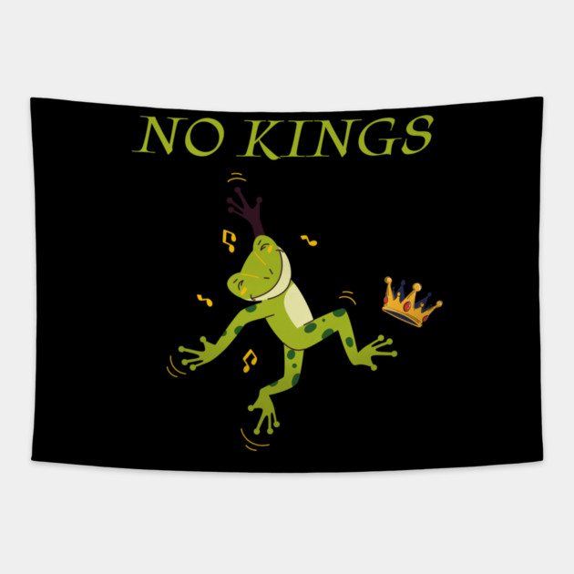 Resist-Frog Tapestry by Creatifly Graphic Tees