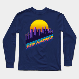Ben Harper ||| City Retro 80s Long Sleeve T-Shirt