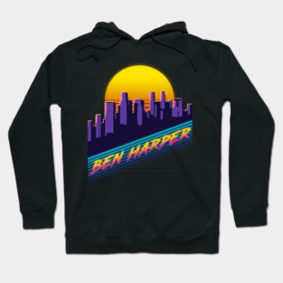 Ben Harper ||| City Retro 80s Hoodie