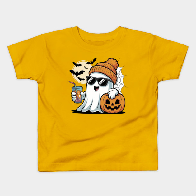 Halloween-Vibes Kids T-Shirt by Creatifly Graphic Tees