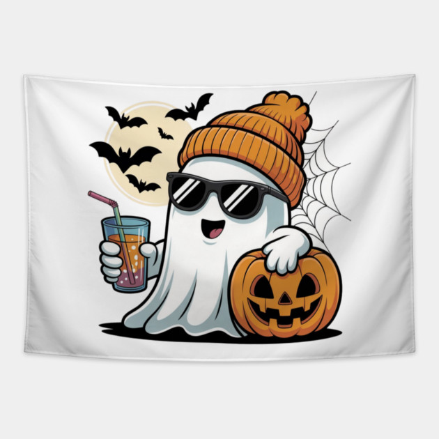 Halloween-Vibes Tapestry by Creatifly Graphic Tees