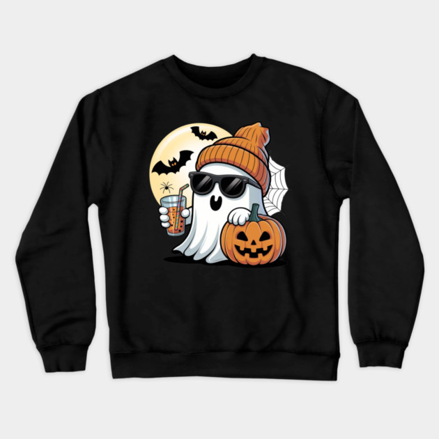 Halloween-Vibes Crewneck Sweatshirt by Creatifly Graphic Tees