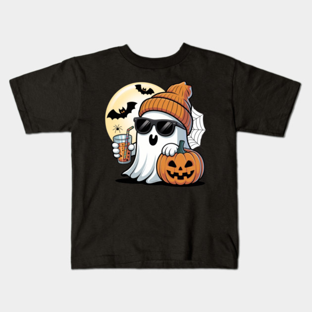 Halloween-Vibes Kids T-Shirt by Creatifly Graphic Tees