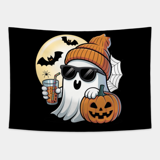Halloween-Vibes Tapestry by Creatifly Graphic Tees