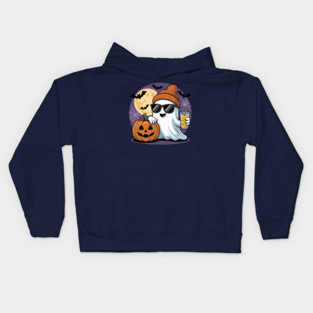 Halloween-Vibes Kids Hoodie by Creatifly Graphic Tees