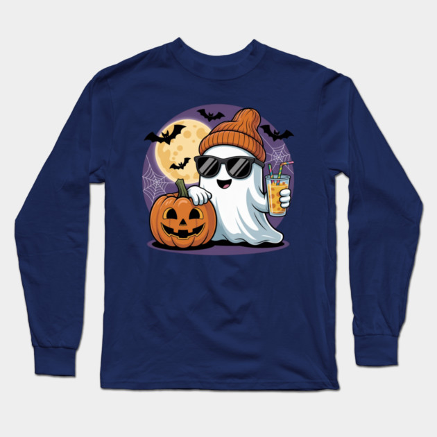 Halloween-Vibes Long Sleeve T-Shirt by Creatifly Graphic Tees