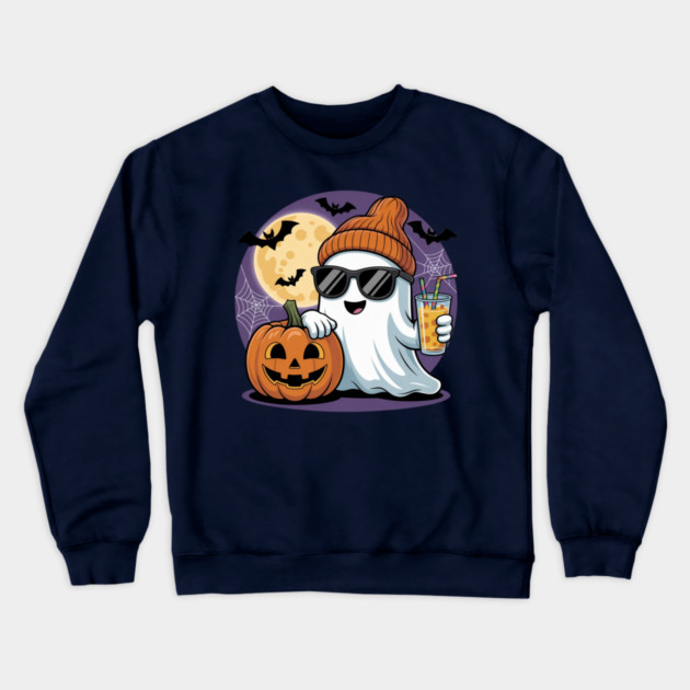 Halloween-Vibes Crewneck Sweatshirt by Creatifly Graphic Tees