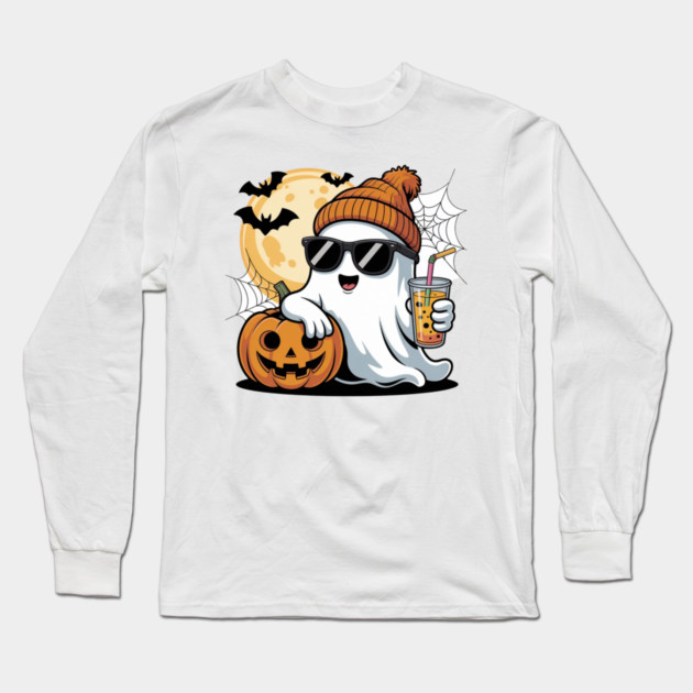 Halloween-Vibes Long Sleeve T-Shirt by Creatifly Graphic Tees