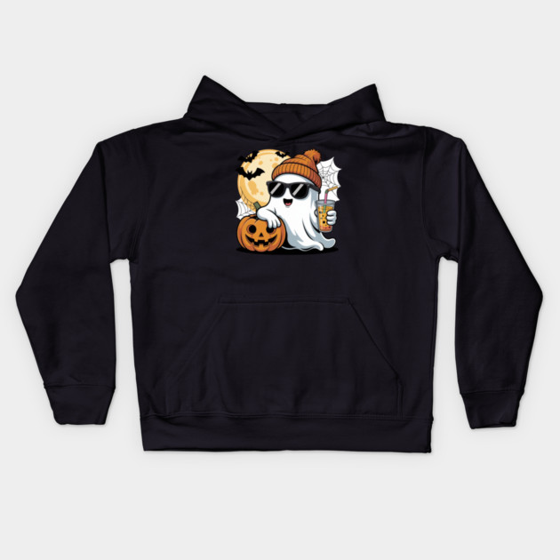 Halloween-Vibes Kids Hoodie by Creatifly Graphic Tees