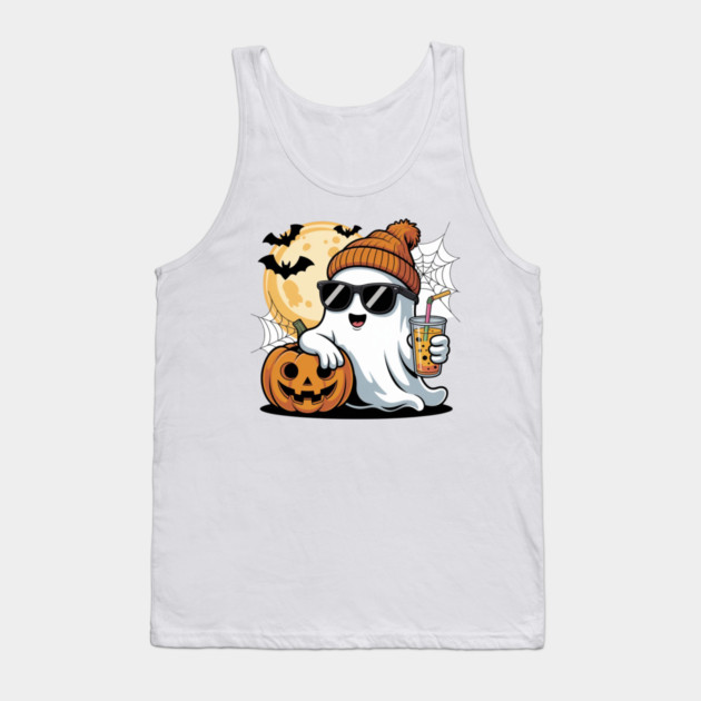 Halloween-Vibes Tank Top by Creatifly Graphic Tees