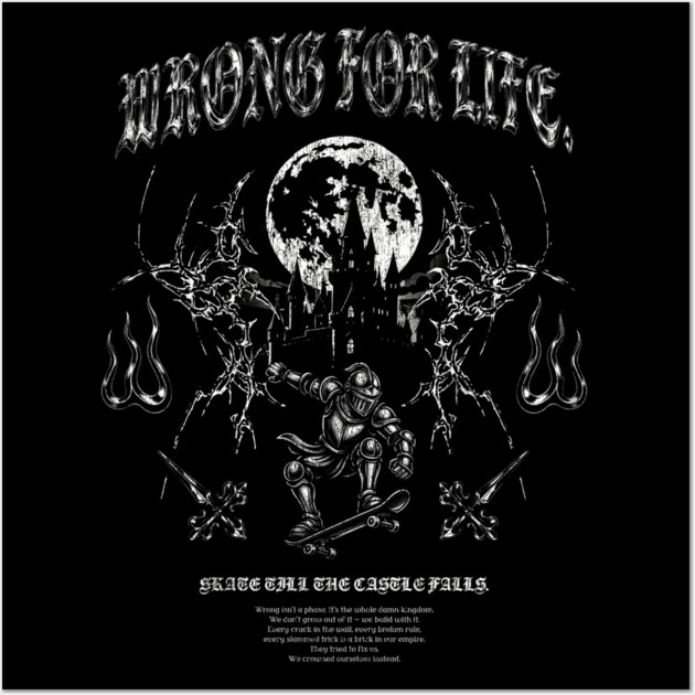 Knight Shredder Wall Art by Wrongteeshirt