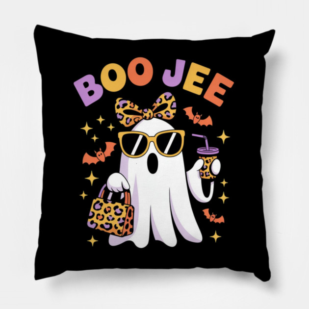 Halloween-Vibes Pillow by Creatifly Graphic Tees
