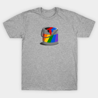 Polyamory Pride Flag in a Bucket T-Shirt