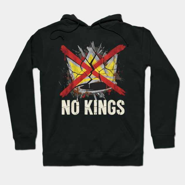 No Kings Hoodie by Fiorella's Store