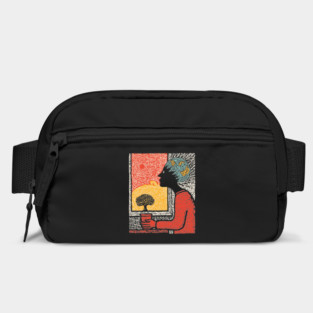 Wanderluster – World Mind Dreaming Linocut Bag