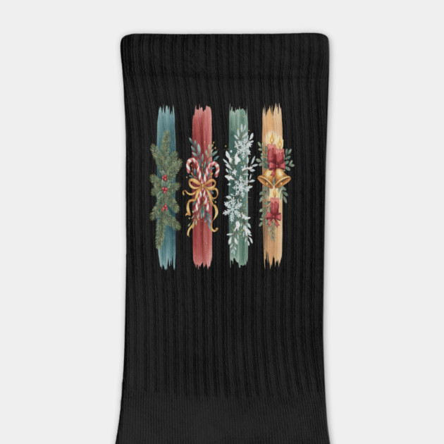 Christmas Stripes Festive Holiday Design by BirdsnStuff