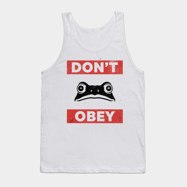 Portland-Frog-Don’t-Obey Tank Top by ArtistTee ⭐⭐⭐⭐⭐