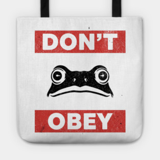 Portland-Frog-Don’t-Obey Tote