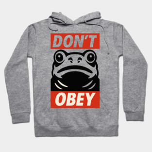 Portland Frog Don’t Obey Hoodie