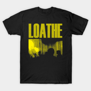 Big Typography Yellow Heavy Metal T-Shirt