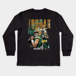 Jordan Love 10 Vintage Green Bay Packers - torin davenport #178 Kids Long Sleeve T-Shirt