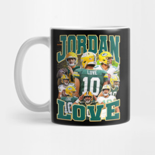 Retro Vintage Jordan Love Green Bay Packers - American Football Nfl Green Bay Packers 2024 - torin davenport #182 Mug
