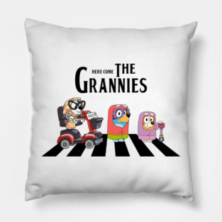 Bluey- Here Come The Grannies Pillow