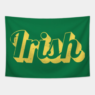 Vintge Irish Tapestry