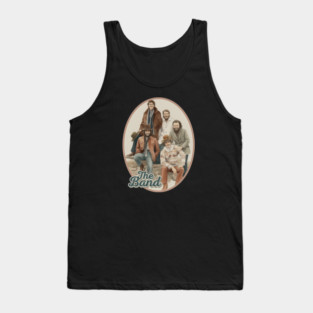 The Band, old school retro vintage folk rock music 70s Tank Top