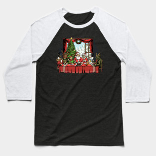 Last Christmas Supper Baseball T-Shirt