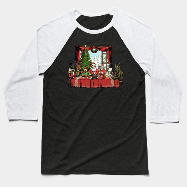 Last Christmas Supper Baseball T-Shirt by GoshWow®