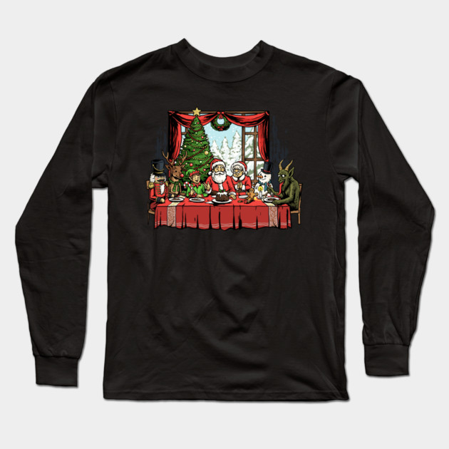 Last Christmas Supper Long Sleeve T-Shirt by GoshWow®