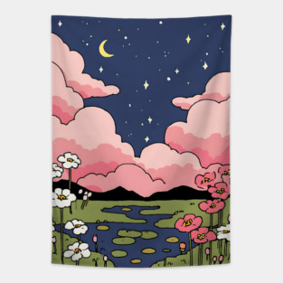 Whimsical Fairycore Tapestry