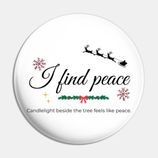 Candlelight beside the tree feels like peace. Pin