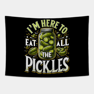 Cute Pickle Tapestry