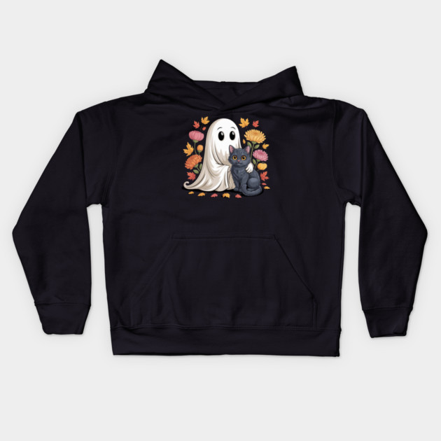 Halloween-Vibes Kids Hoodie by Creatifly Graphic Tees